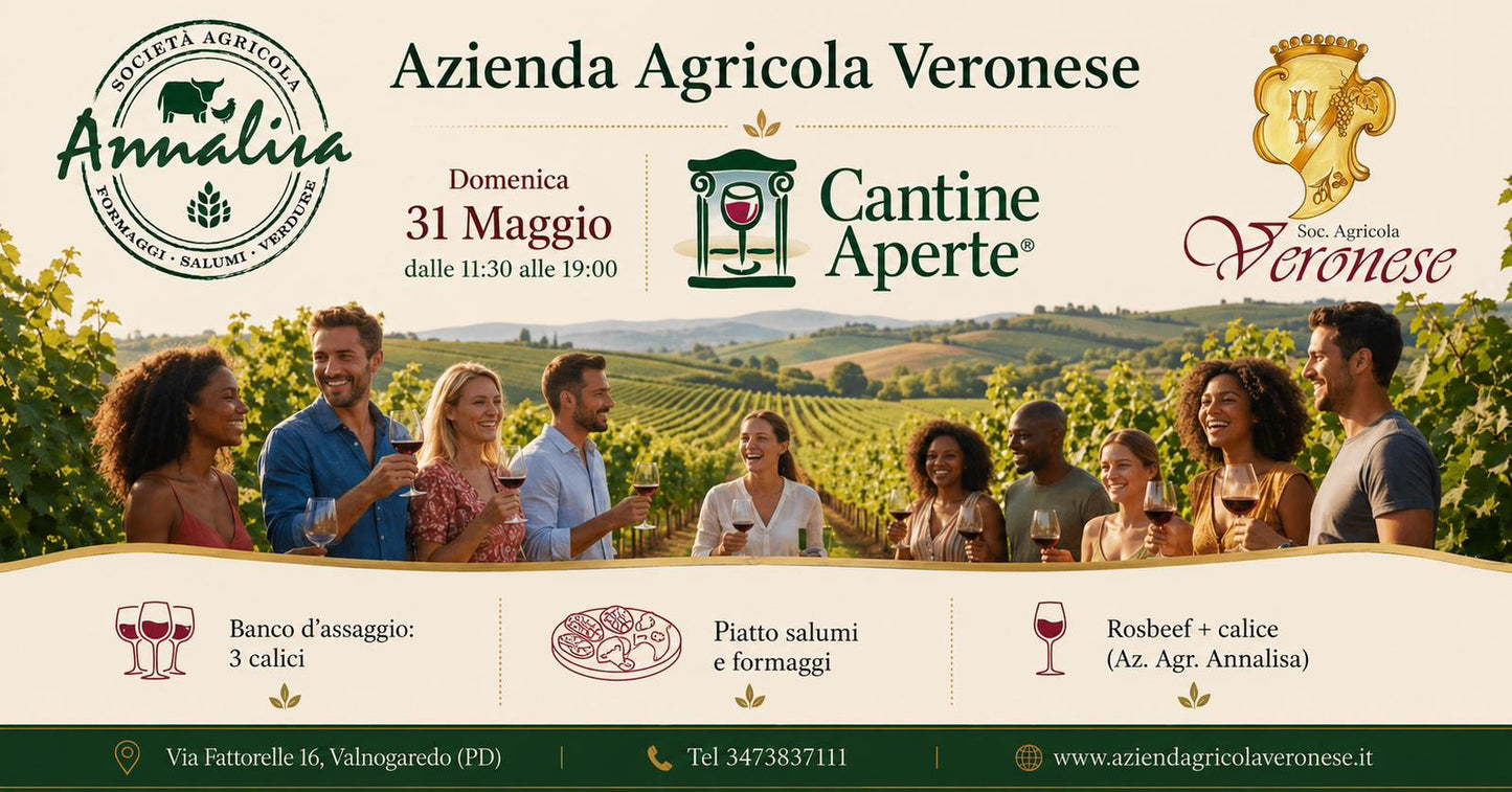 CANTINE APERTE DOMENICA 31 MAGGIO